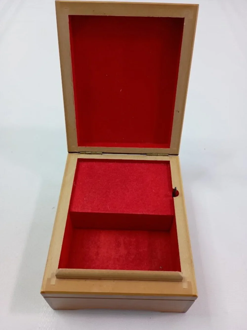 Vintage Reuge Music Box with Hummel Style Illustration